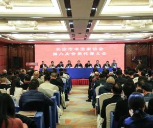 长沙市书法家协会第八次会员代表大会召开