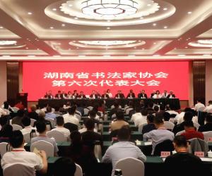 湖南省书协第六次代表大会在长沙召开 鄢福初当选为主席